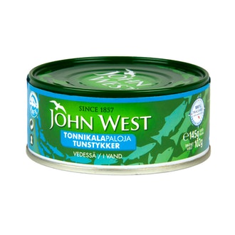 John West Tonnikalapalat vedessä 145/102g