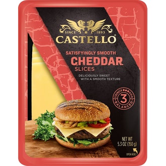 Castello Burger Cheddar juusto 150g