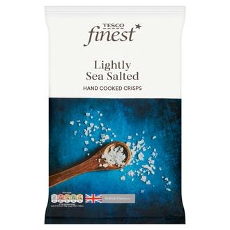Tesco Finest 150G Lightly Sea Salted Crisps Perunalastut