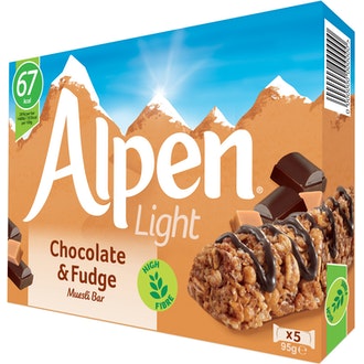Alpen Light 5x19g Chocolatefudge patukka