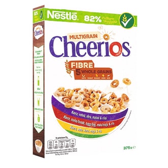 Nestlé Cheerios 375g Monivilja rapeita monivilja-täysjyvämuroja