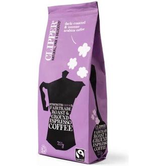Clipper Reilun kaupan luomu Espresso Arabica kahvi 227 g
