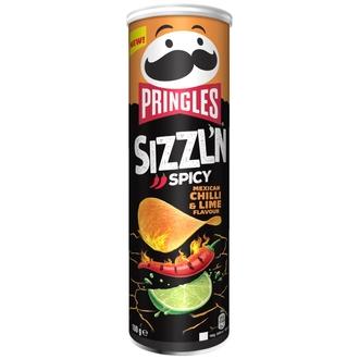 PRINGLES SIZZL\'N MEXICAN CHILLI & LIME 180g