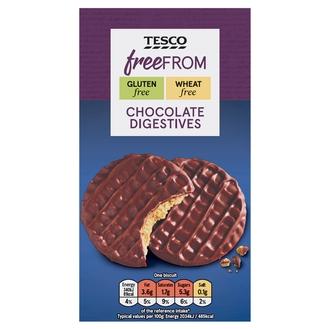 Tesco Free From 200G Milk Chocolate Digestive Biscuits Suklaadigestivekeksi Gluteeniton