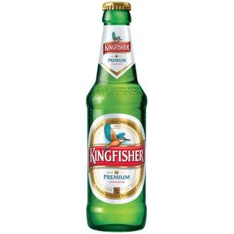 Kingfisher Premium Lager Beer 4,8% 0,33L Olutpullo