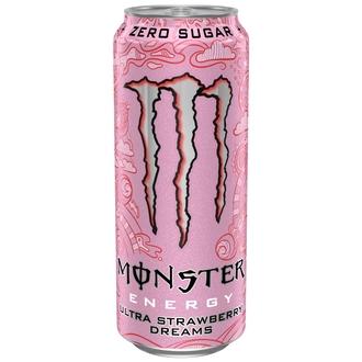 Monster Energy Ultra Strawberry Dreams energiajuoma tlk 0,5 L