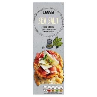 Tesco 185G Sea Salt Crackers Suolakeksit