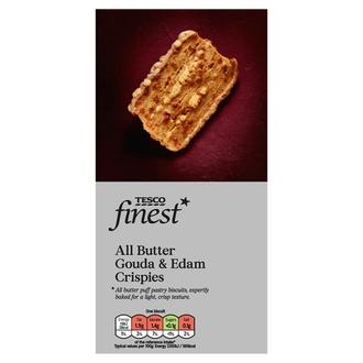 Tesco Finest 90G Gouda & Edam Crispies