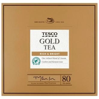 Tesco Gold 80 Tea Bags 250G