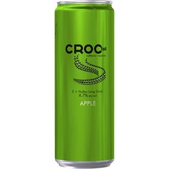 Croc Tail E + Vodka Long Drink Omena Alkoholijuoma Cocktail 4,7% 330Ml