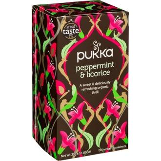 Pukka Yrttitee Peppermint & Licorice 20p