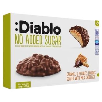 Diablo Maapähkinäkermakeksit Maitokuorrutteella