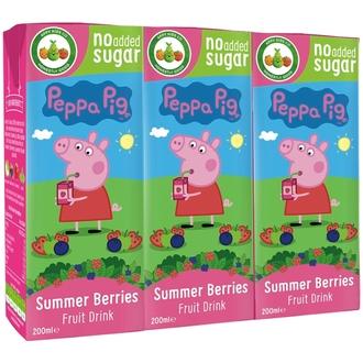 Peppa Pig Pipsa Possu Summer berries hedelmämehu 3x200ml