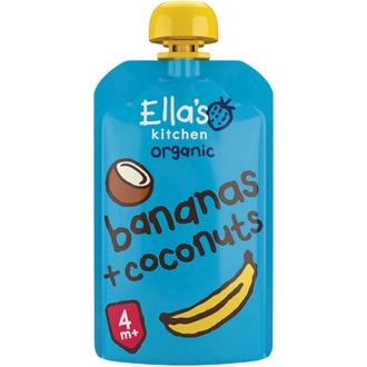 120G Ella\'s Kitchen Banaani-Kookossose Alkaen 4 Kk Luomu