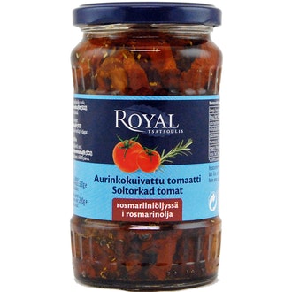 Royal aurinkokuivattu tomaatti rosmariiniöljyssä 330g/200g