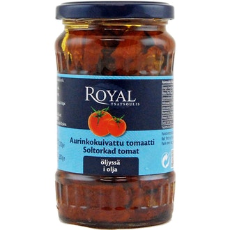 Royal aurinkokuivattu tomaatti öljyssä 330g/200g