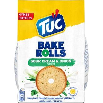 TUC  Bake Rolls Sour Cream & Onion leipälastut 150g
