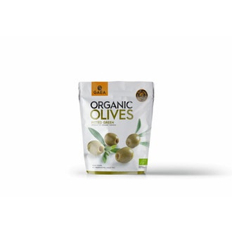 Gaea Luomu kivetön vihreä oliivi 150g