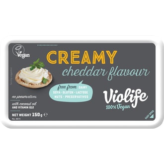 Violife Creamy Cheddar 150g kasvisrasvavalmiste