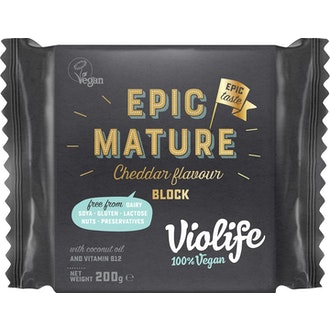 Violife Epic Mature Cheddar 200g kasvisrasvavalmiste
