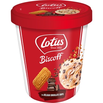 Lotus Biscoff Dark Chocolate Chips jäätelö 460ml