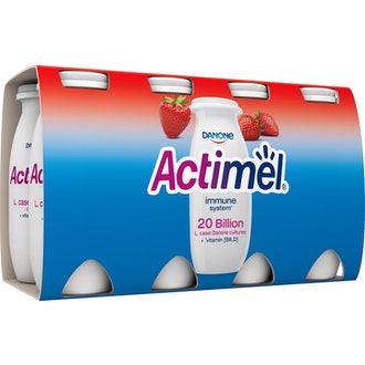 Danone Actimel jogurttijuoma 8x100g mansikka