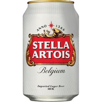 Stella Artois 5% 0,33L Can 6-Pack