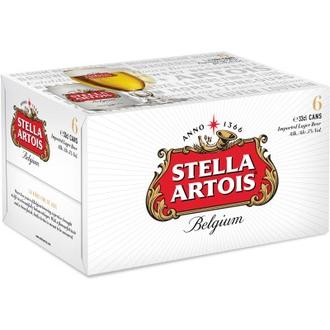 Stella Artois 5% 0,33L Can 6-Pack