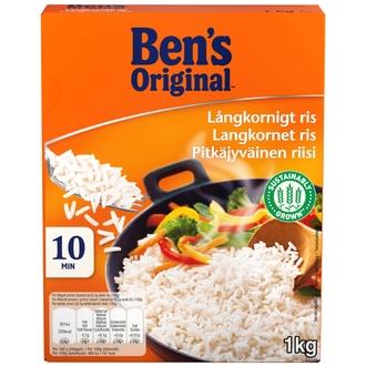 Ben\'s Original Pitkäjyväinen riisi 1kg