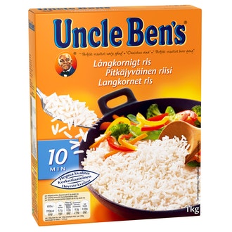 Uncle Ben\'s pitkäjyväinen riisi 1kg