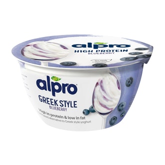 Alpro Greek Style proteiinipitoinen soijavalmiste 150g mustikka