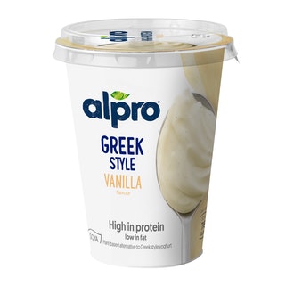 Alpro Greek Style Hapatettu soijavalmiste, vanilja 400g