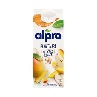 Alpro Plantgurt Hapatettu Soijavalmiste, Mango-Omena, Ei lisättyä Sokeria, 750g