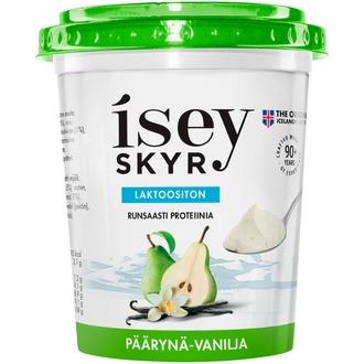 Isey Skyr Päärynä-vanilja laktoositon maitovalmiste 400g