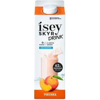 Isey Skyr Persikka juoma laktoositon maitovalmiste 1l