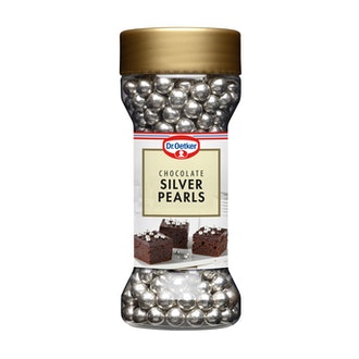 Dr. Oetker Chocolate Silver Pearls Koristerakeet 52 G