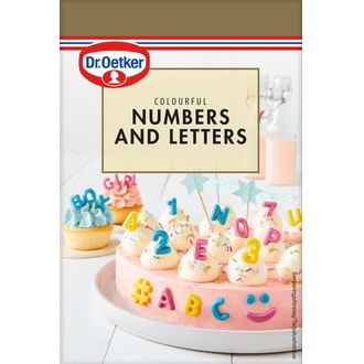 Dr. Oetker Colourful Numbers & Letters 48g