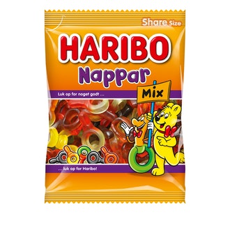 Haribo Nappar Mix 275g viinikumi ja lakritsi