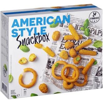 Fingies American style snackbox 410g lajitelma esipaistettu