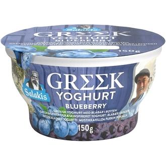 Salakis Kreikkalainen jogurtti mustikkahill 150 g