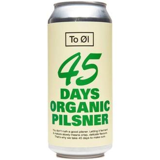 To Øl 45 Days Organic Pilsner 4.7% 0,44L Oluttölkki