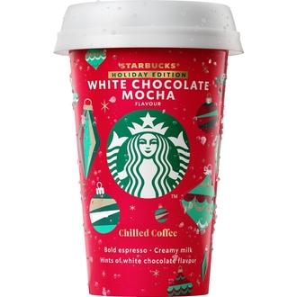 Starbucks 220 ml Kausimaku  UHT White chocolate Mocha jääkahvi maitojuoma