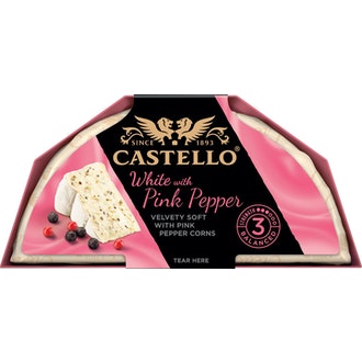 Castello Pink Pepper valkohomejuusto150g