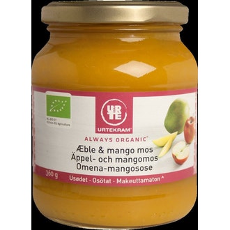 Urtekram Luomu Makeuttamaton Omena-Mangosose 360G