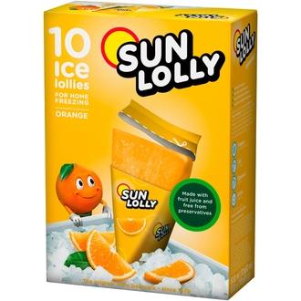 Sun Lolly 10X60ml/65G Pakasta Itse Mehujää Appelsiini