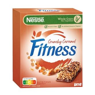 Nestlé Fitness 6x23.5g Crunchy Caramel viljapatukka karamellilla ja maitosuklaapohjalla