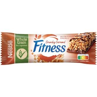 Nestlé Fitness 23.5g Crunchy Caramel viljapatukka karamellilla ja maitosuklaapohjalla