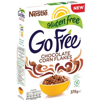 Nestlé GoFree 375g suklaanmakuisia gluteenittomia maissihiutaleita