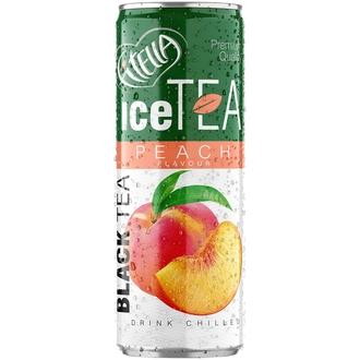 Fitella IceTea Black Tea Peach Flavour 250ml persikanmakuinen jäätee