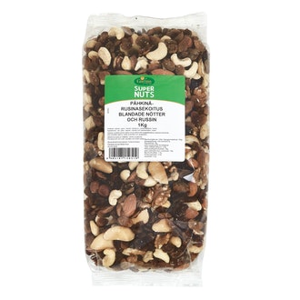 Grefinn Super Nuts pähkinärusinasekoitus 1kg